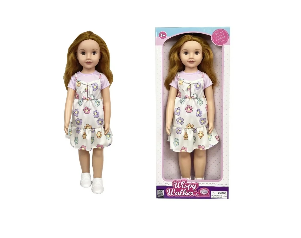 Bábika chodiaca kvetinkové šaty 70cm