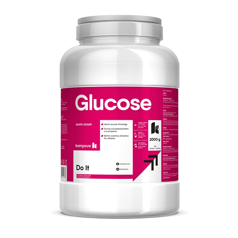 GLUKOZA 2000G KOMPAVA 1×2000 g, výživový doplnok