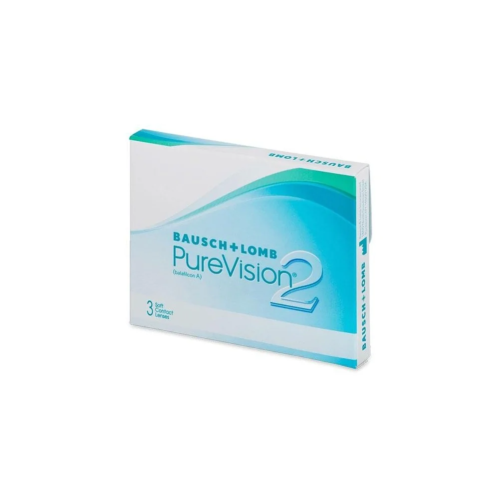 Mesačné PureVision 2 (3 šošovky) Dioptrie: 3.75, Zakrivenie: 8.6