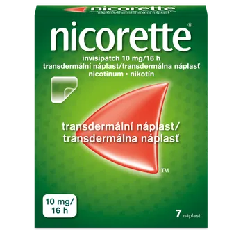 Nicorette invisipatch 10 mg/16 h transder. náplasť 1×7 ks, transdermálna náplasť