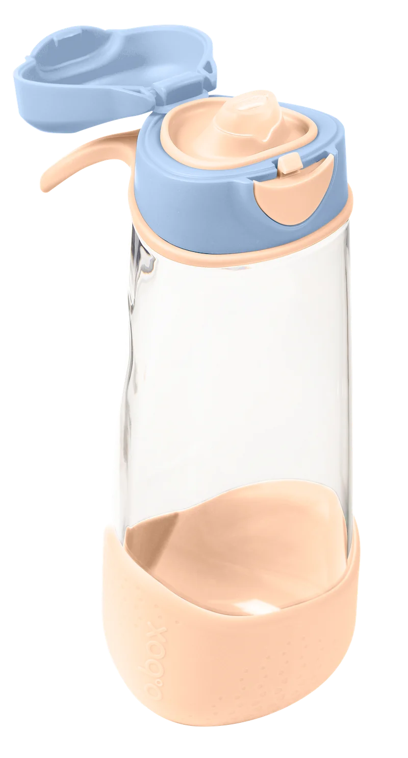 Športová fľaša na pitie 600 ml broskyňová