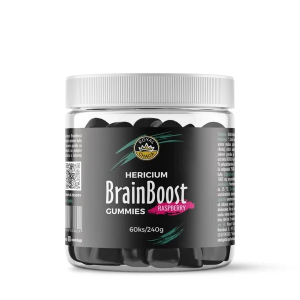 Royal Chaga – BRAIN BOOST Hericium gummies 1×60 ks, výživový doplnok