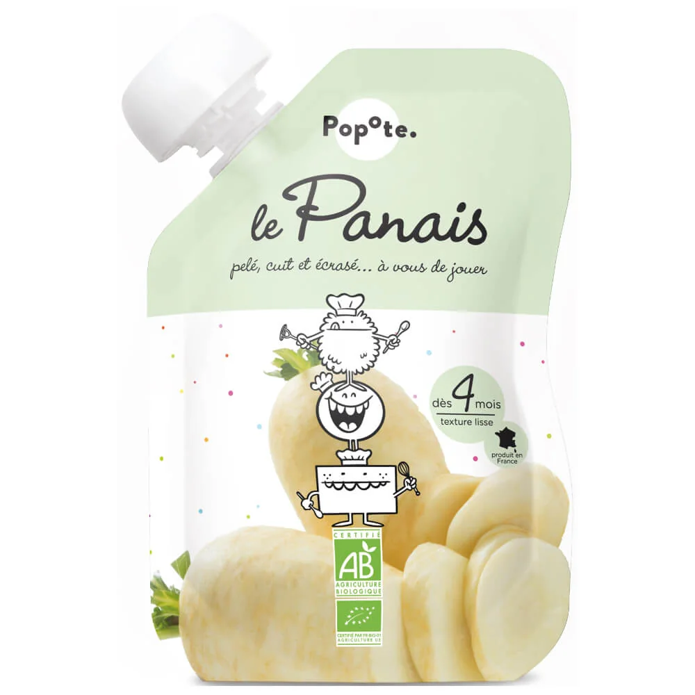 POPOTE Kapsička bio paštrnák 120 g, 6+ 1×120 g, kapsička