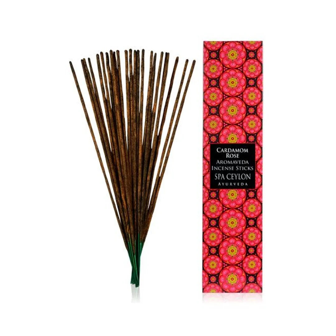 Aromatické vonné tyčinky Cardamom Rose 30 ks, kardamóm s ružou