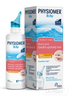 PHYSIOMER Baby hypertonický 1×60 ml, nosový sprej
