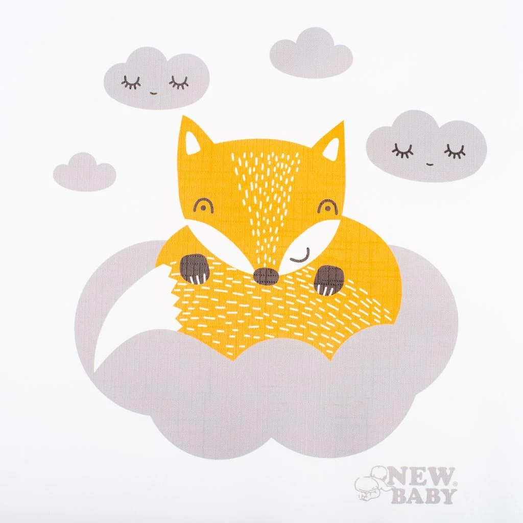 Prebaľovací nadstavec New Baby Líška biely 50x80cm , 20C39089