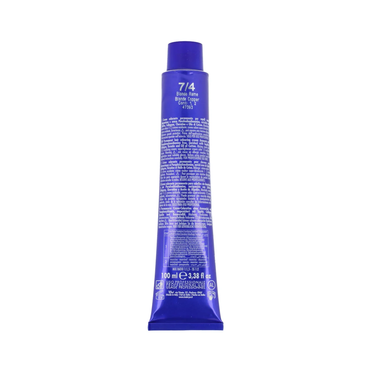 Inebrya Bionic Color Copper (7/4 Blonde Copper) 100 ml