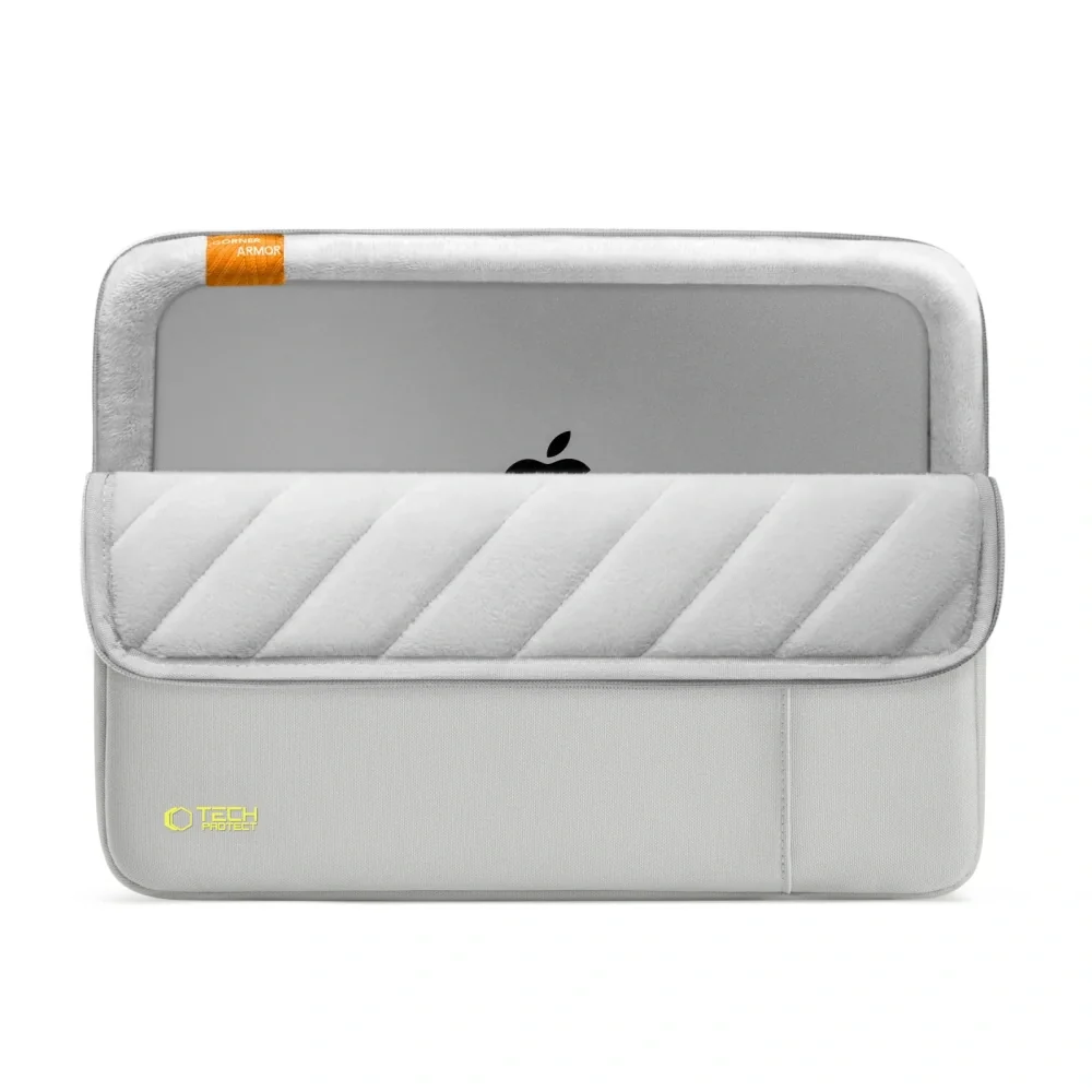 Tech-Protect Defender obal na notebook 13-14'', sivý