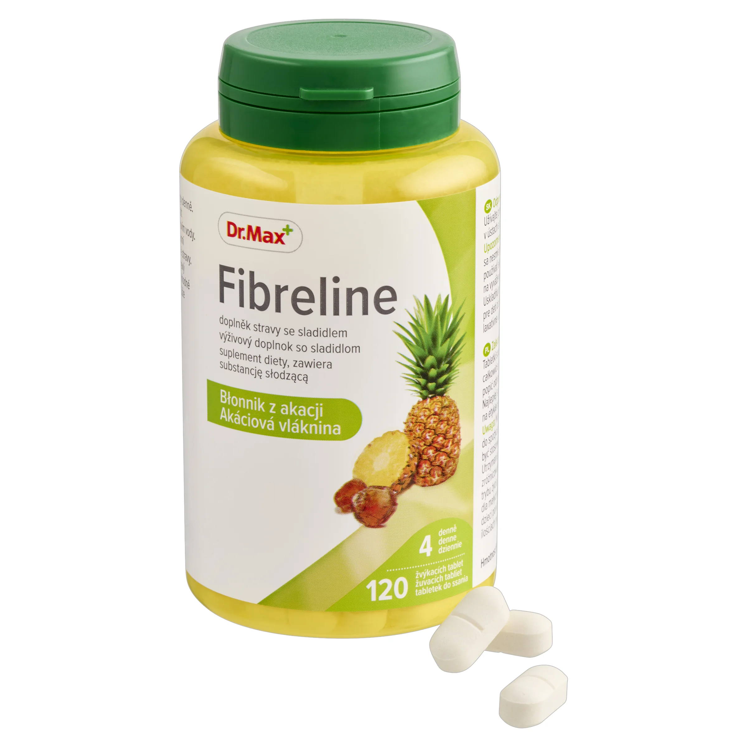 Dr. Max Fibreline 1×120 ks, žuvacie tablety