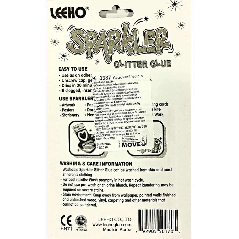 Glitrované lepidlo svetlé farby-MOVEO