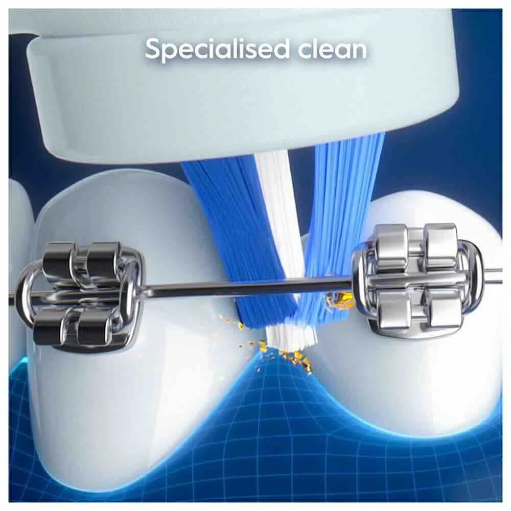 Oral-B EK iO Teen Blue + držiak zubnej kefky + cestovné púzdro + 1NH 1×1 set, elektrická zubná kefka