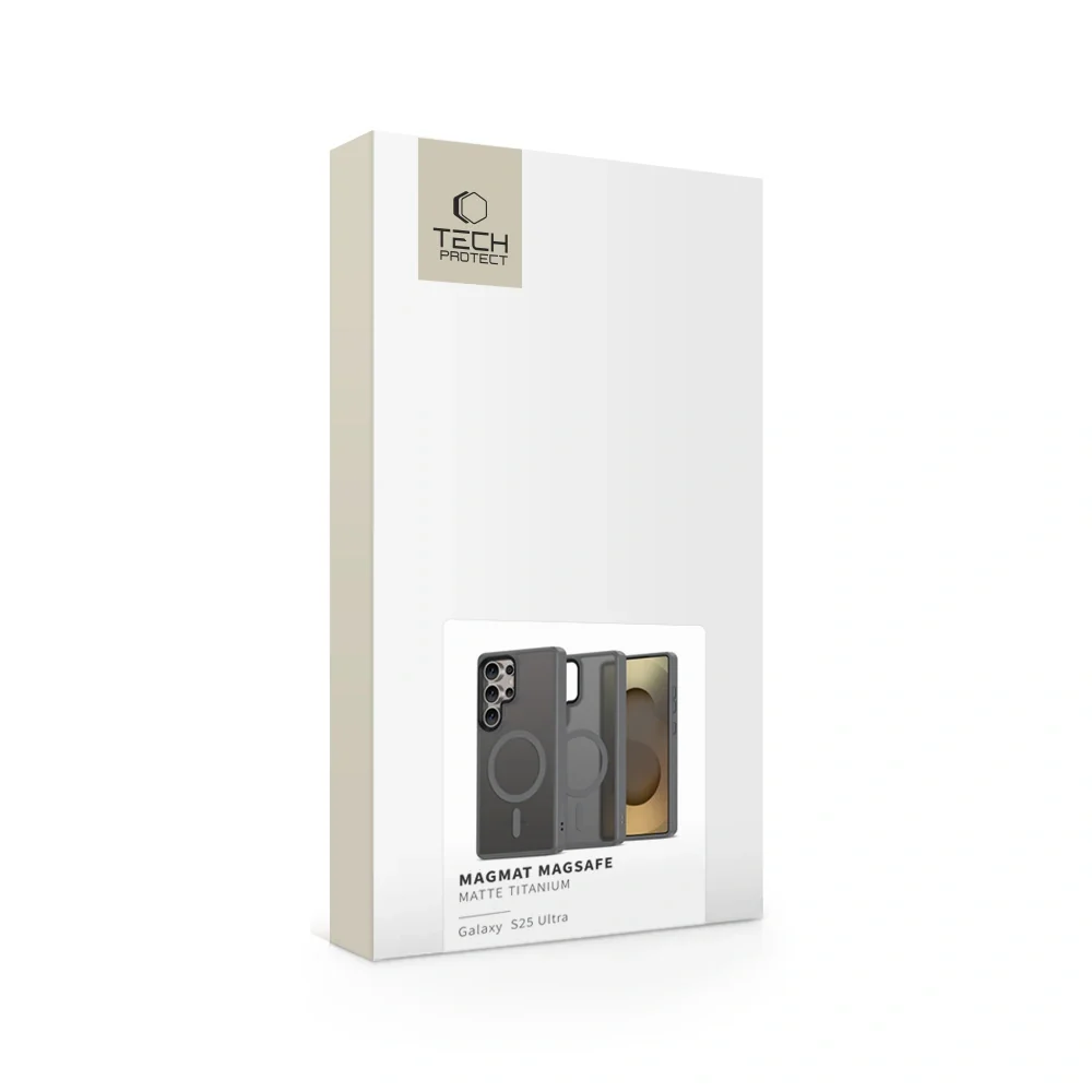 Tech-Protect MagMat MagSafe kryt na Samsung Galaxy S25 Ultra, titanium