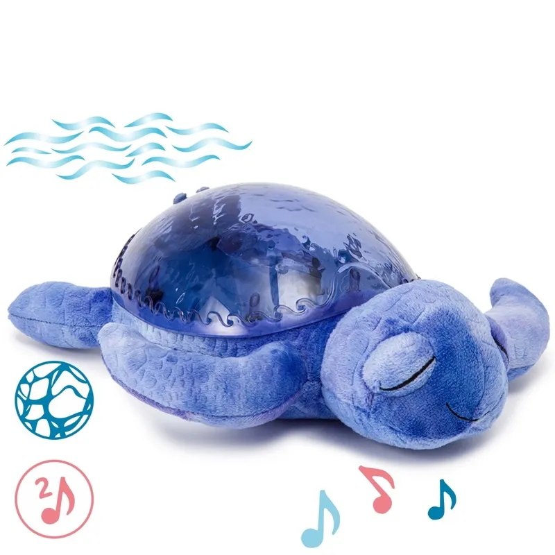 Cloud b®Tranquil Turtle™- Nočné svetielko - Korytnačka, tmavo modré 1×1 ks, nočné svetlo