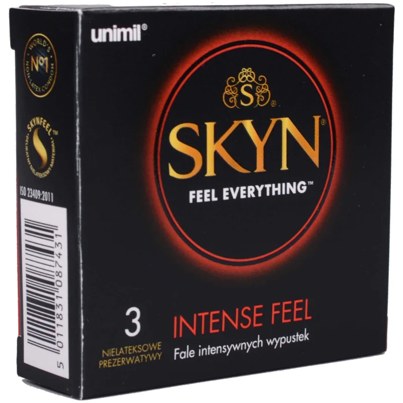 Intense Feel – bezlatexové kondómy (3 ks)