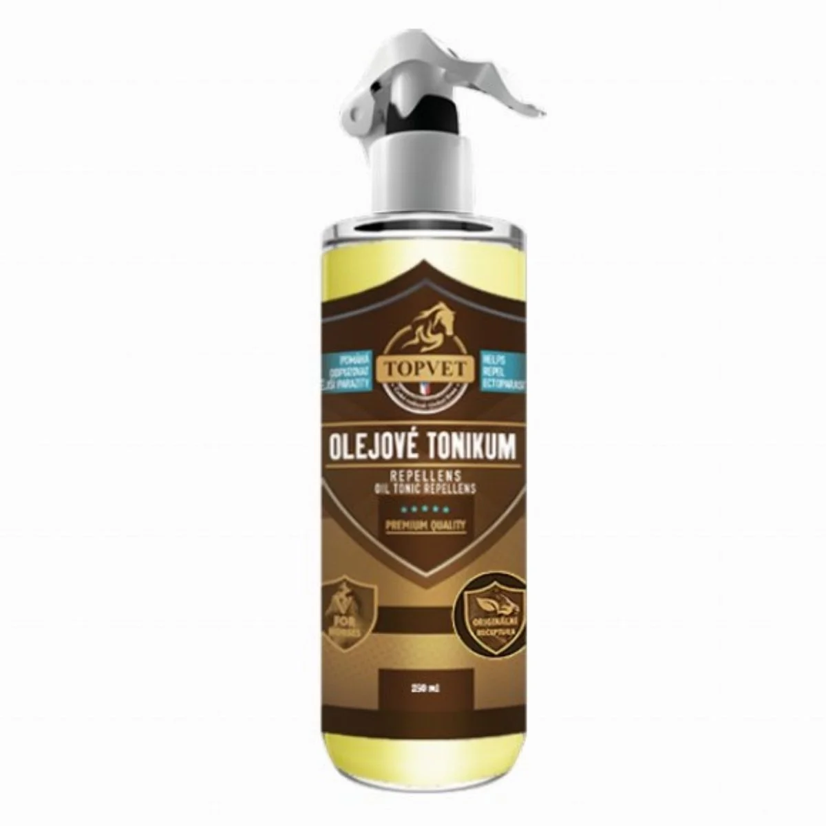 Olejové tonikum s repelentným účinkom pre kone – 250 ml – Green idea