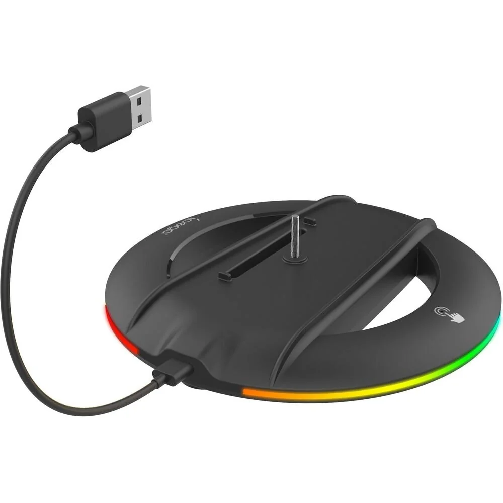 Vertikálny stojan s RGB osvetlením pre PS5 Slim Elegantný dizajn, stabilná konštrukcia