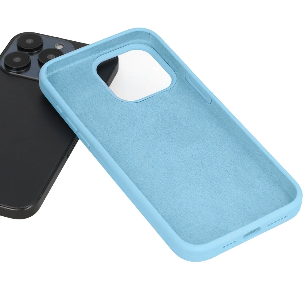 MG Silicone Lite kryt na iPhone 16 Pro Max, svetlomodrý