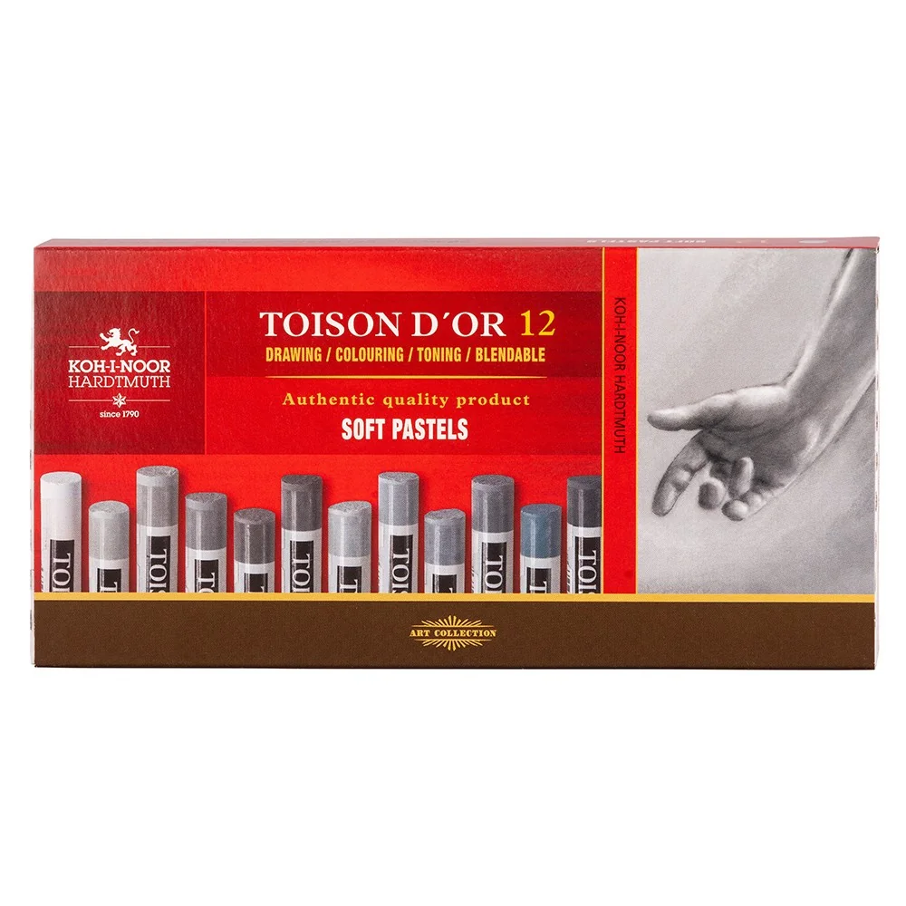 Prašné kriedy TOISON D´OR 8522/G/12 12 ks v balení