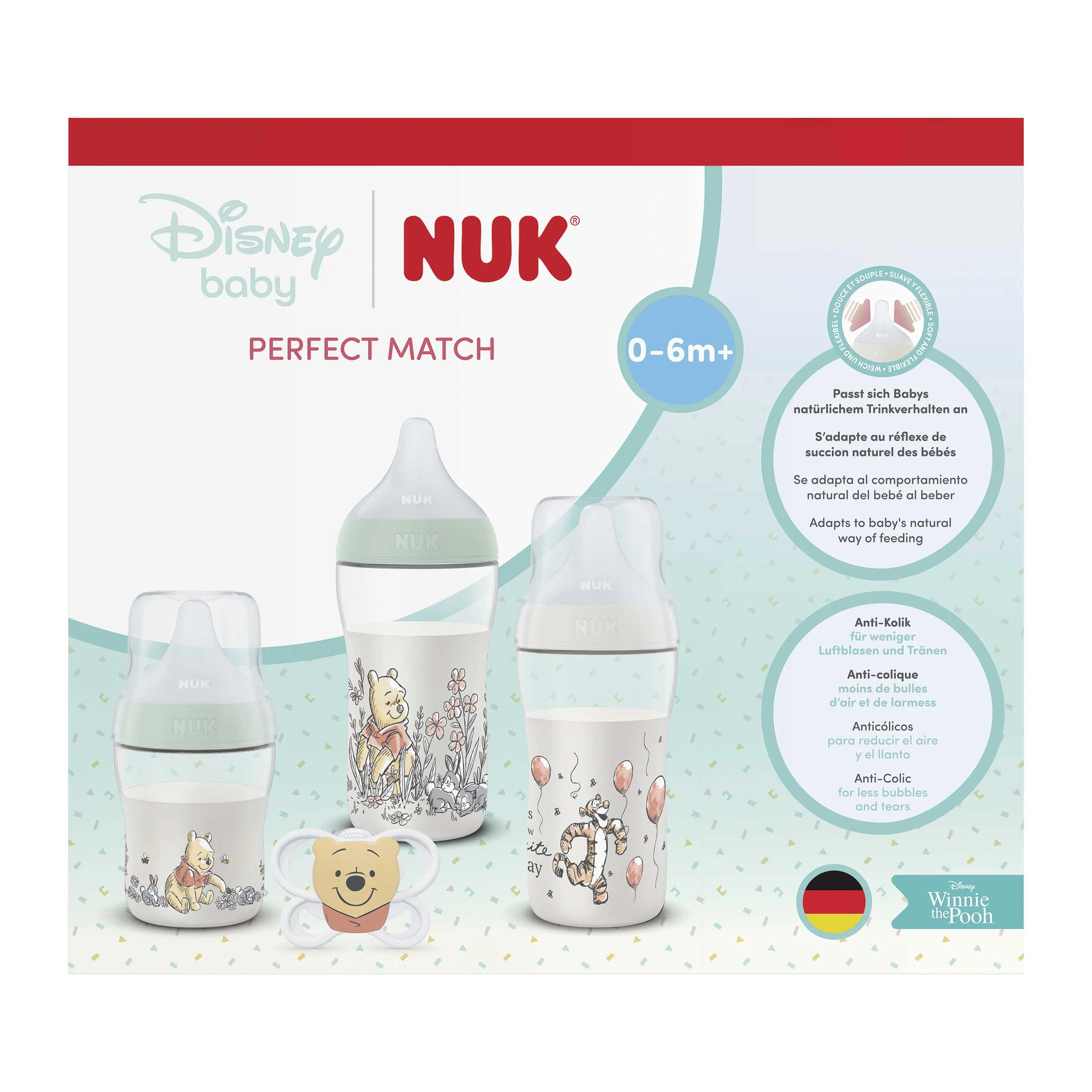 NUK set Perfect Match Disney Macko Pu 1 ks