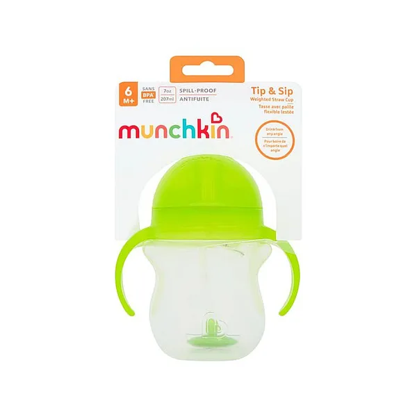 Munchkin Click Lock™ Tip & Sip hrnček 207ml, 6m+, zelený 1×1 ks, hrnček