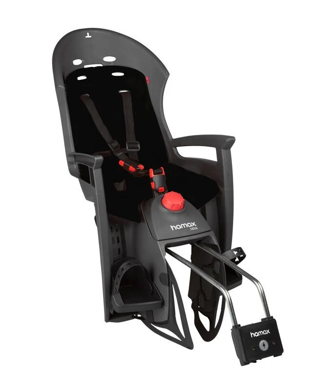 HAMAX Cyklosedačka Siesta Grey/Black 1×1 ks