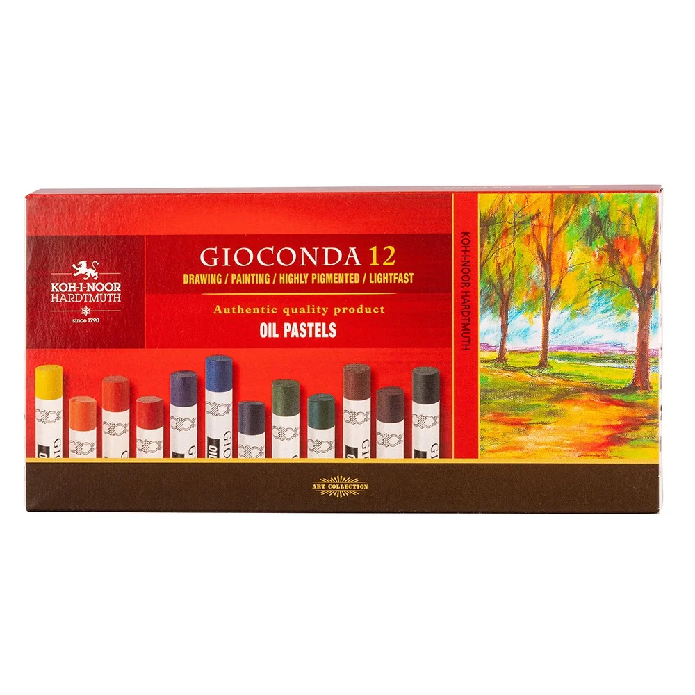 Olejové pastely GIOCONDA 8352/12 súprava 12 ks