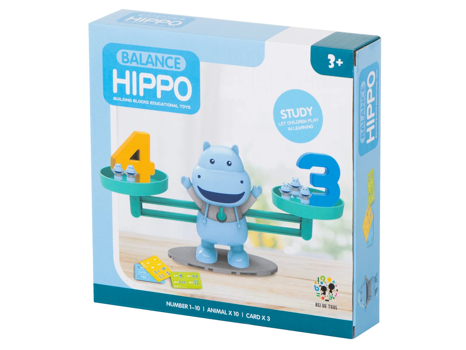 Vzdelávacia váha Mini Hippo – počítanie a rovnováha