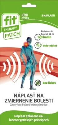 FIT THERAPY Patch KRK náplasť 1×3 ks, zmierňuje bolestivé symptómy