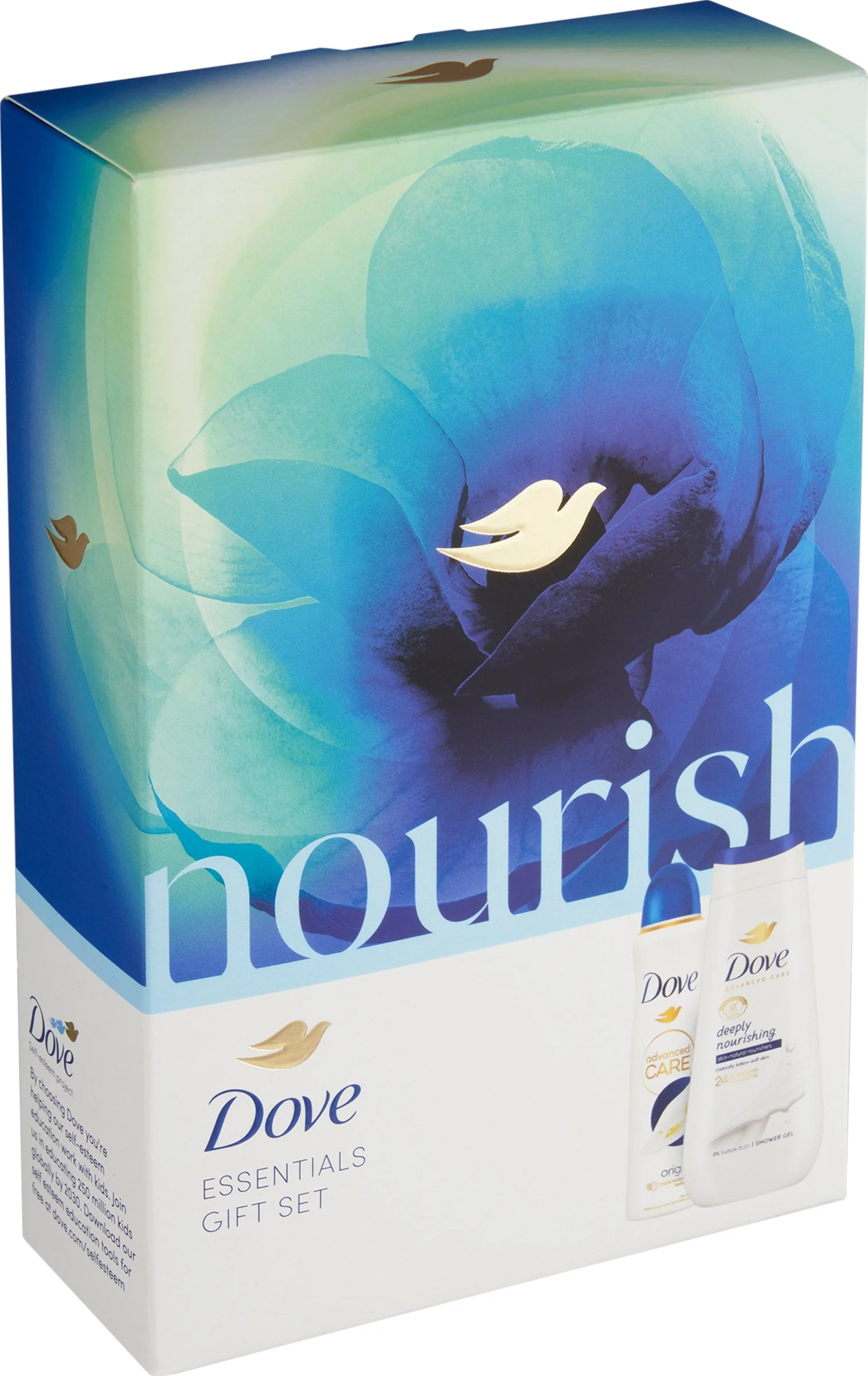 Dove k. Original Nourish (sg 225ml+antip) 1×1 ks, darčeková sada