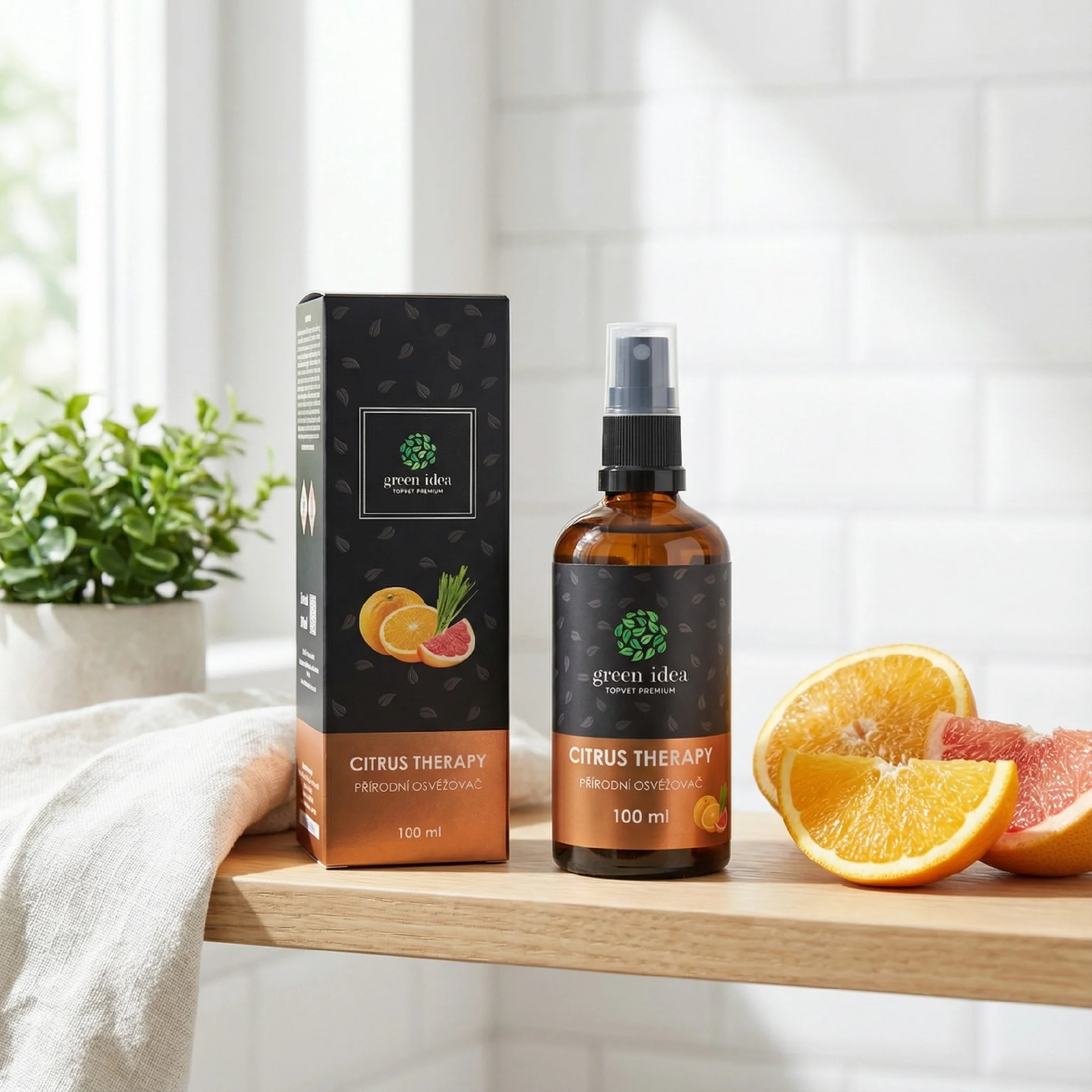CITRUS THERAPY - prírodný osviežovač vzduchu 100 ml - Green idea