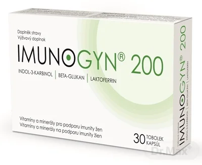 IMUNOGYN 200 1x30 cps, výživový doplnok