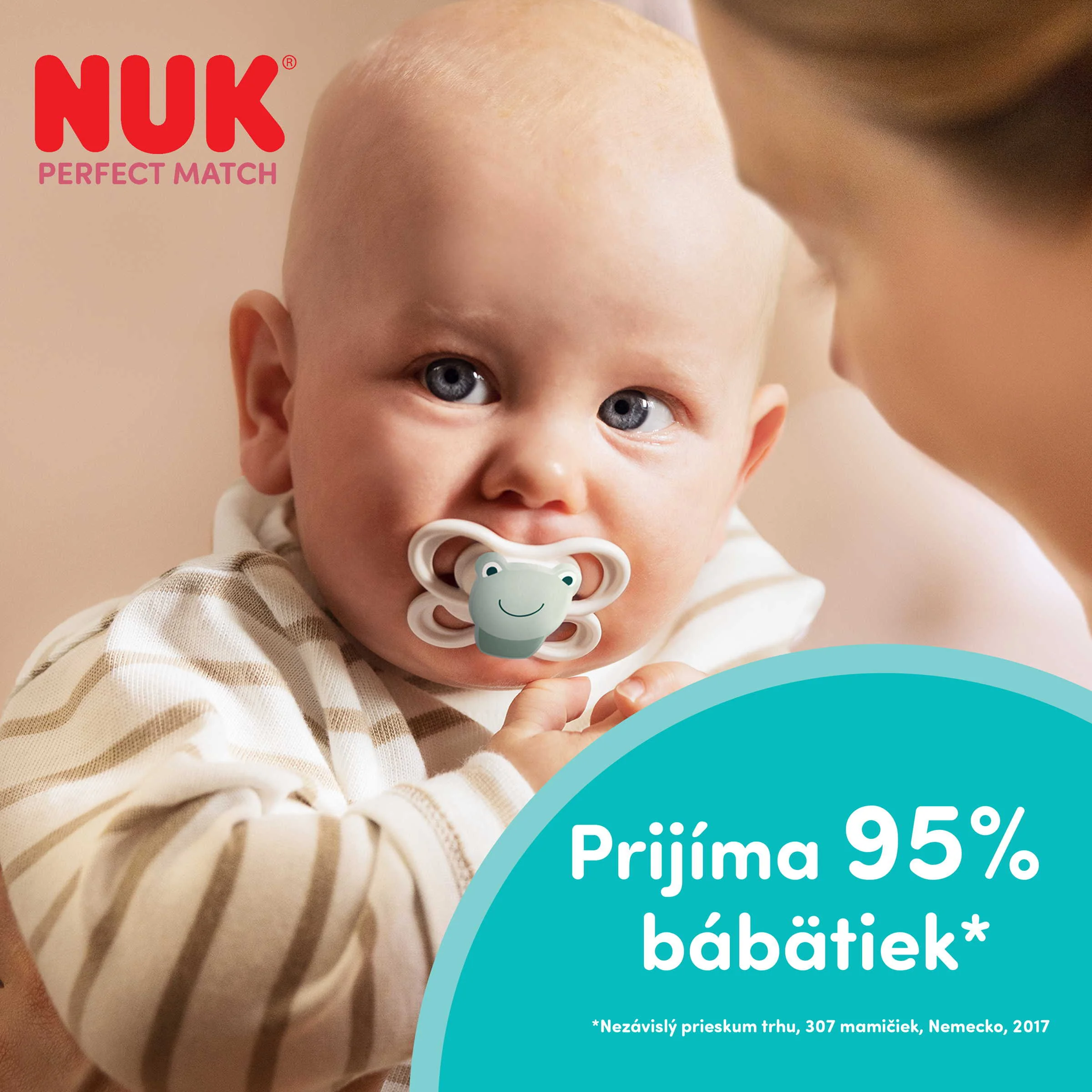 NUK cumlík Perfect Match AIR FOX/BEAR 0-2m 2 ks