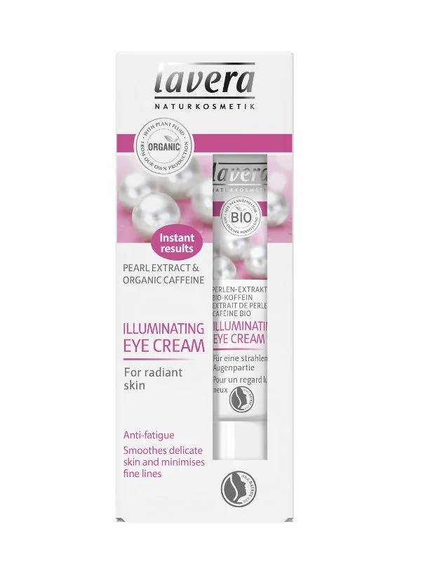 Lavera Rozjasňujúci Očný Krém Perl.Ext&Kofein 15ml 1×1 ks, očný krém