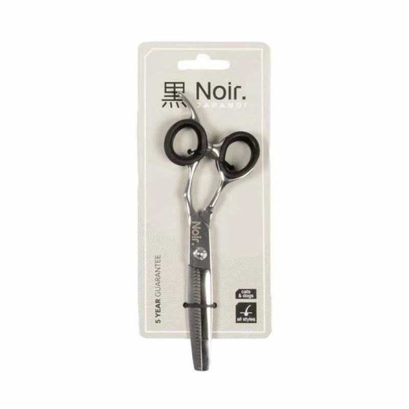 EBI NOIR JAPANDI ergonomické jednostranné efilačné nožnice 17x5,6x1cm