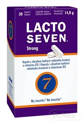 Vitabalans LACTOSEVEN Strong 1×30 cps, výživový doplnok