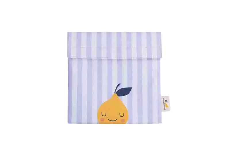 THE COTTON CLOUD Vrecko na desiatu Lemon 1×1 ks, vrecko na desiatu