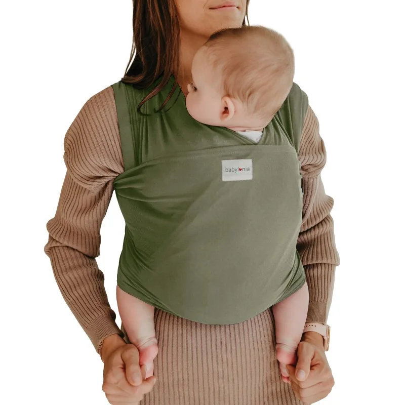 Babylonia nosítko TRICOT-SLEN COOL Khaki Green