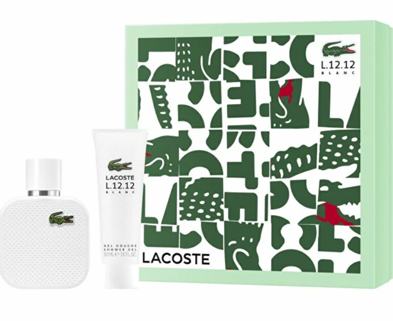 Lacoste Eau Blanc Edt 50ml+Shg 50ml 1×1 set, toaletná voda a sprchový gél