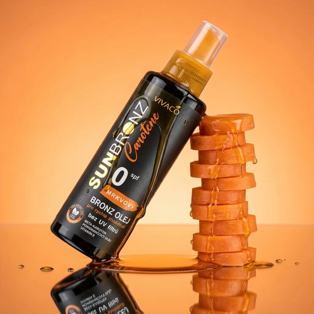 VIVACO SUN BRONZ CAROTENE OLEJ BEZ UV pre rýchle zhnednutie 150 ml