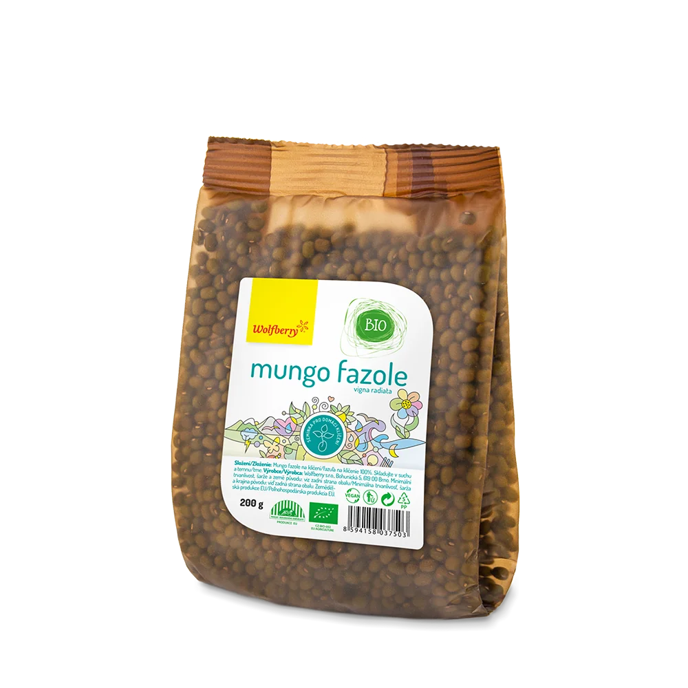 Wolfberry Mungo semienka na klíčenie BIO 200 g