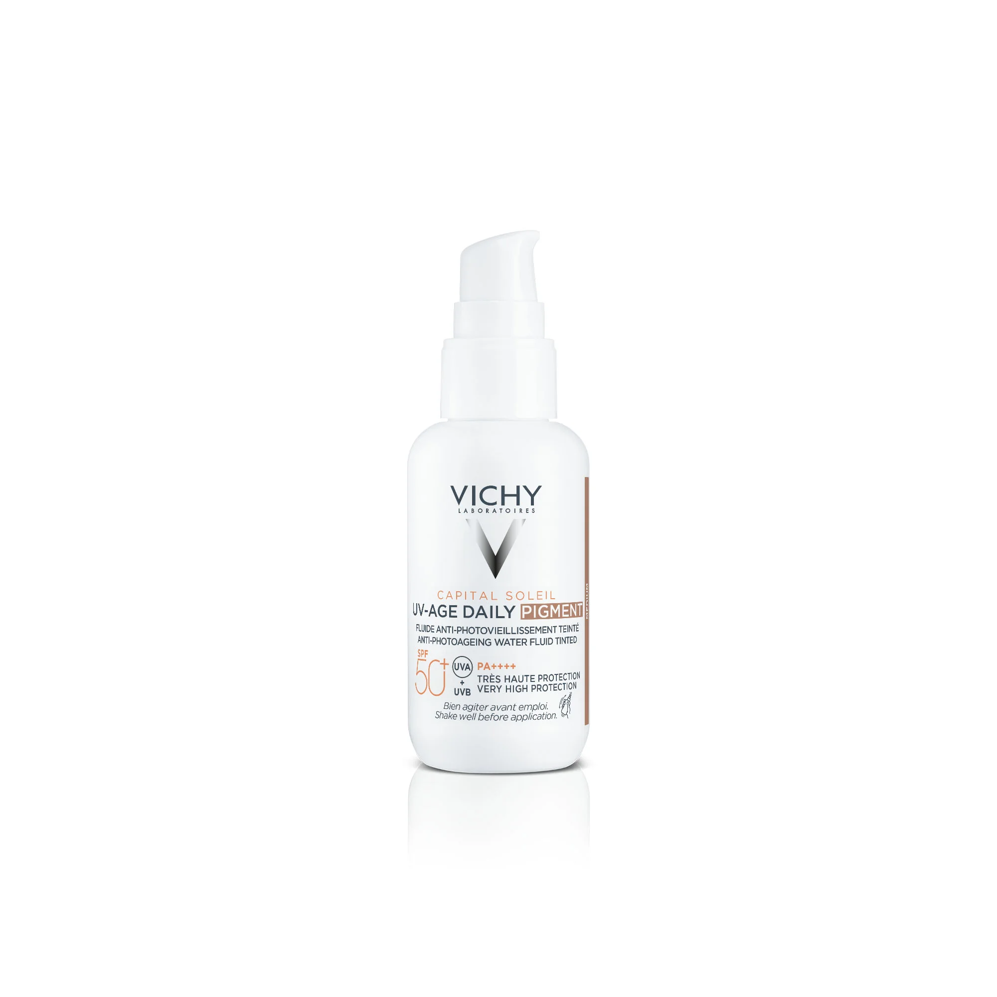 VICHY Capital Soleil UV-AGE Daily SPF50+ tónovaný fluid - MEDIUM 40 ml