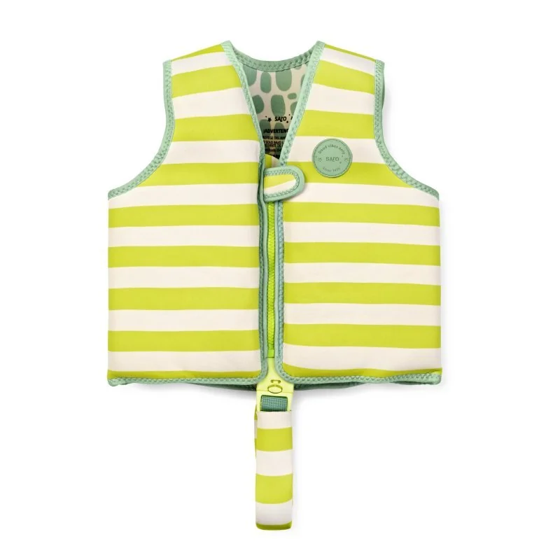 Saro Baby plavecká neoprénová vesta s UV ochranou (3-6r) Tropicool Pink