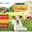 FRISKIES ADULT Dog Multipack 6(12x100g) - hovädzie/kura/jahňacie v šťave