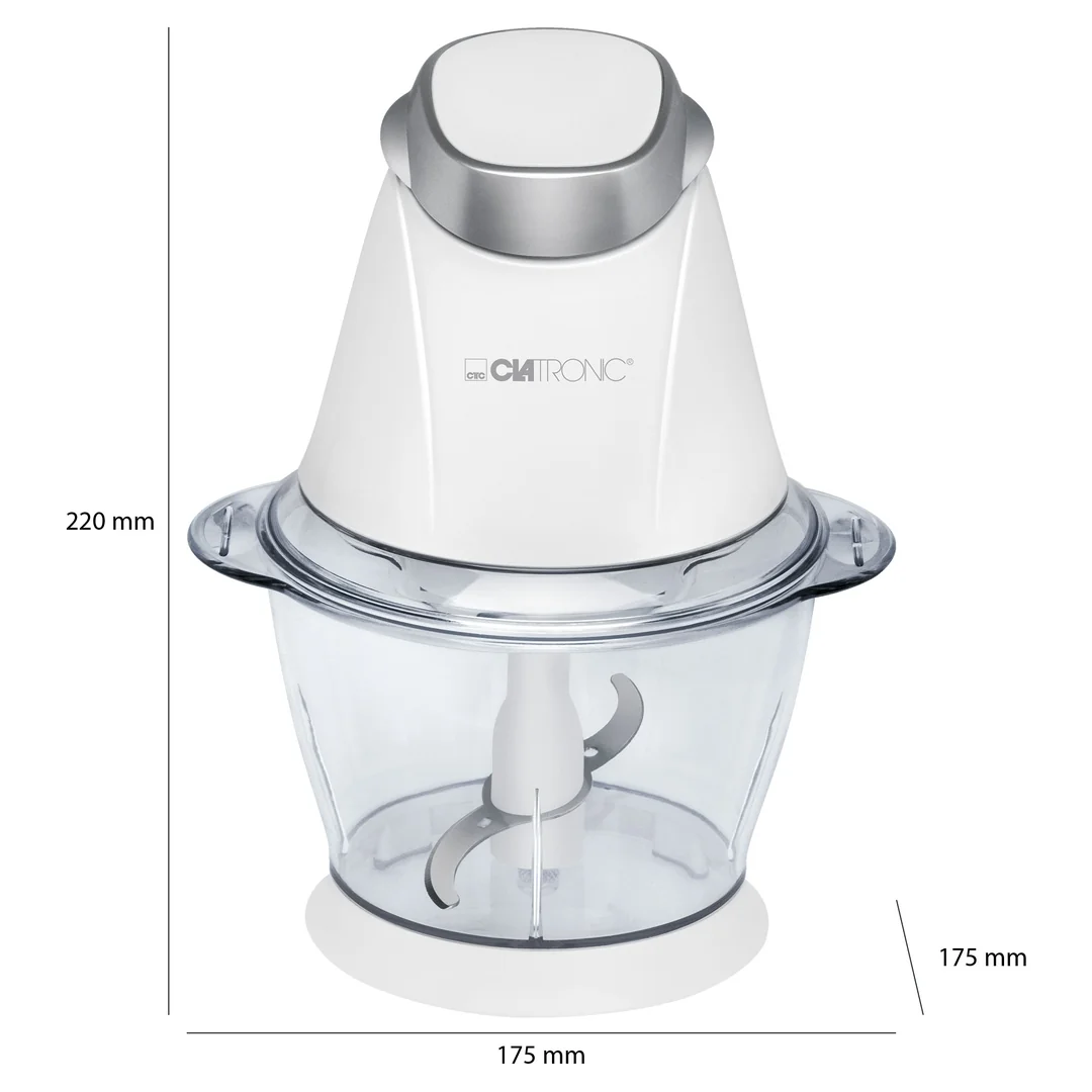 CLATRONIC MZ 3579 sekáčik a drvič ľadu, biela, 1 l, 250 W