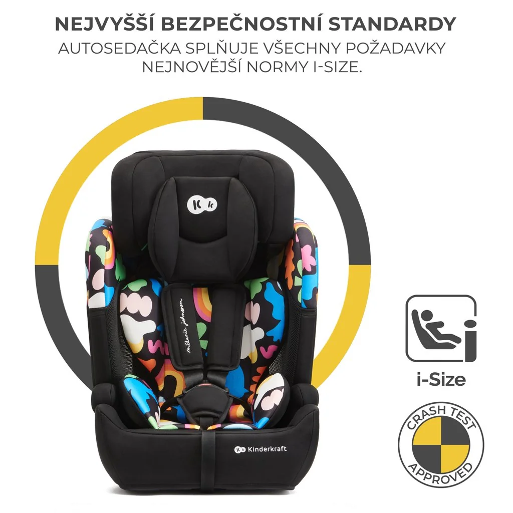 Autosedačka Comfort up i-size Happy shapes (76-150 cm)