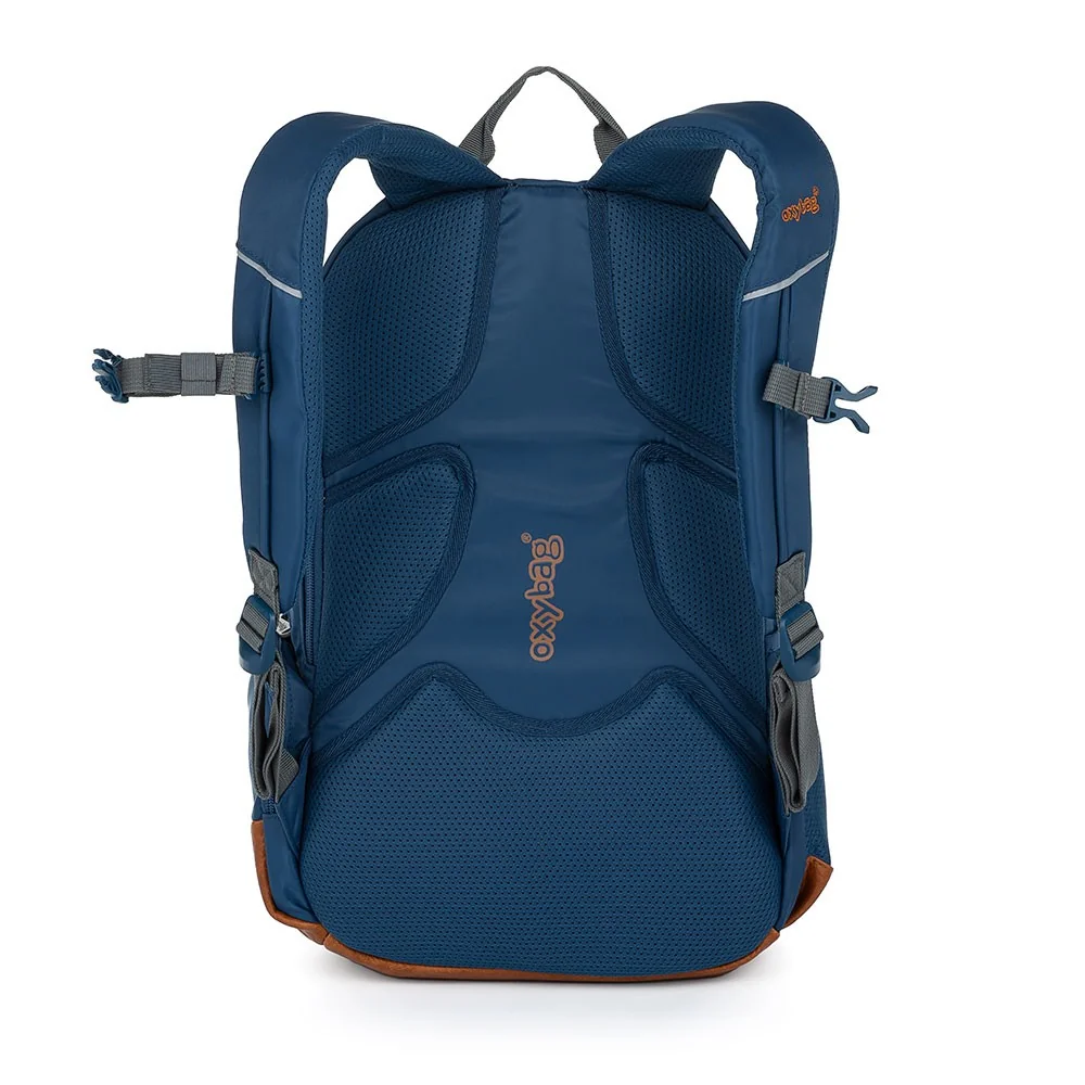 Študentský batoh OXY Zero West indigo modrý, ergonomický