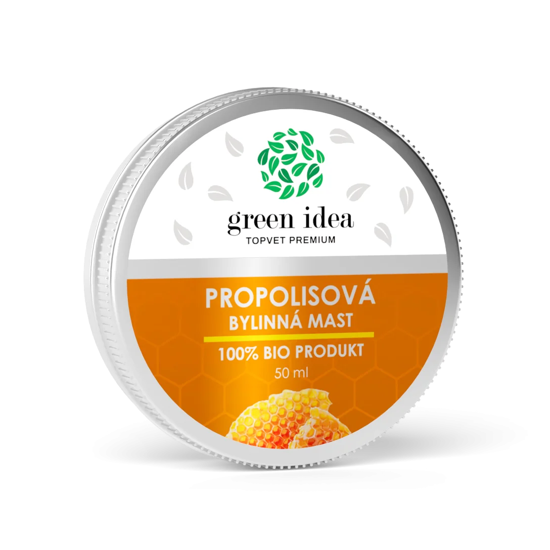 TOPVET GREEN IDEA Propolisová bylinná masť 50ml