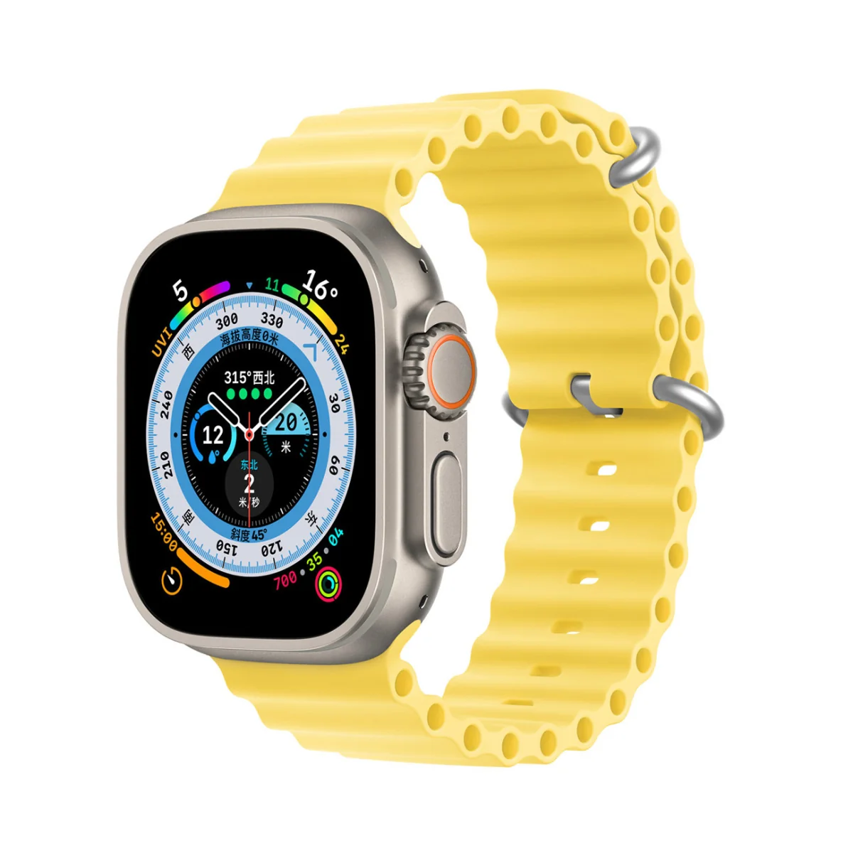 Dux Ducis Strap remienok na Apple Watch 42/44/45mm yellow