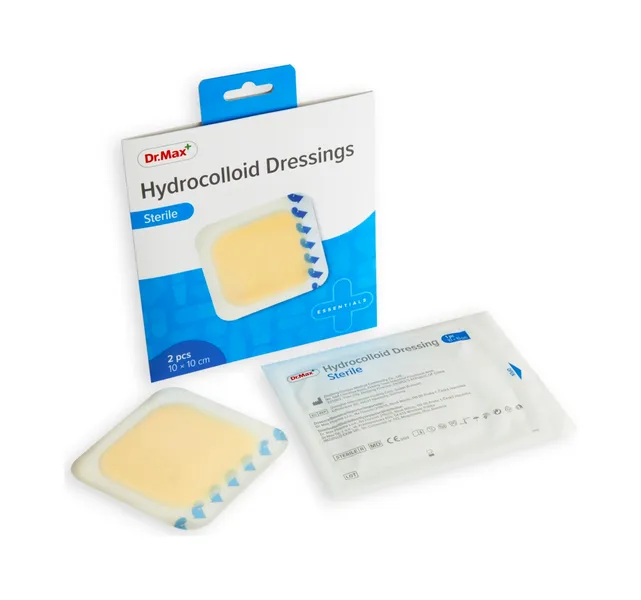 Dr. Max Hydrocolloid Dressings Sterile 10×10 cm 1×2 ks, hydrokoloidné krytie