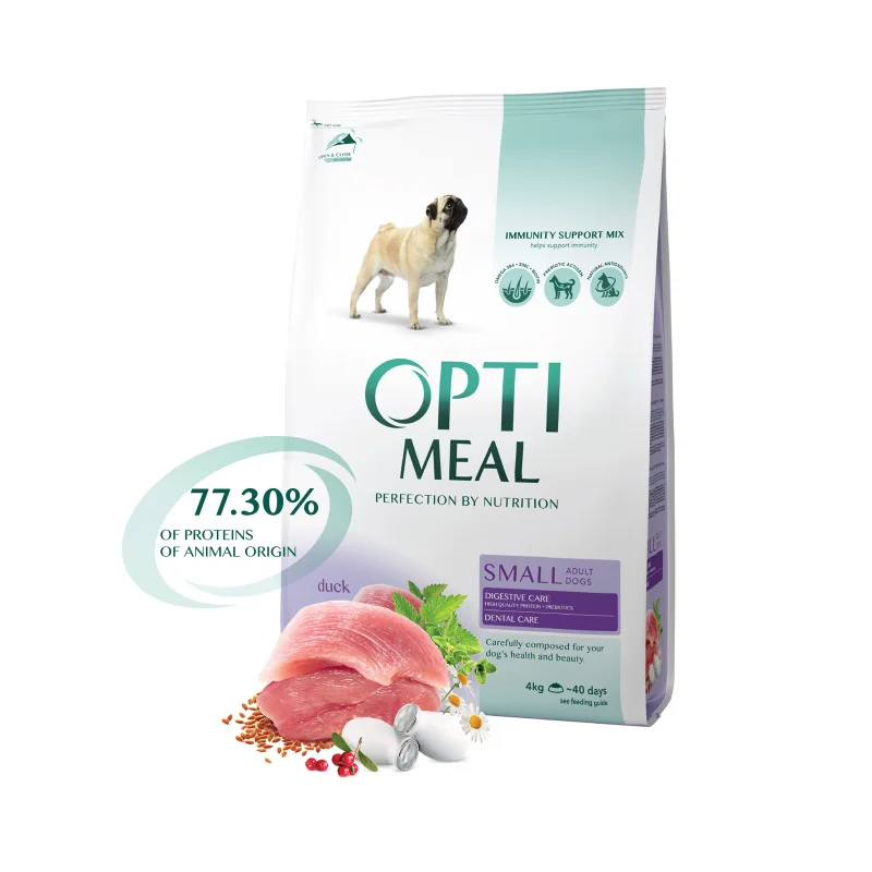 OPTIMEAL™ Superpremium pre dospelých psov malých plemien - kačka 4 kg (5537) 
